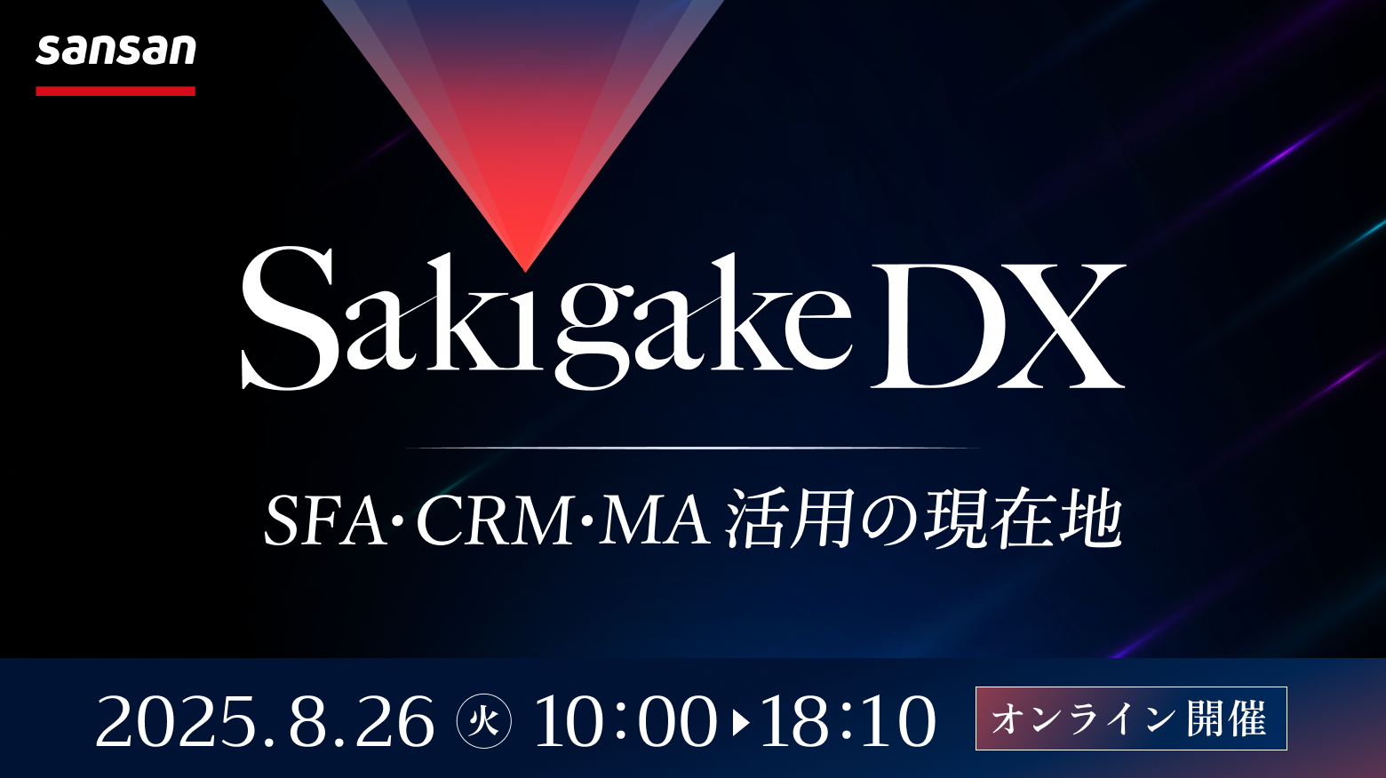 Sakigake DX　～SFA・CRM・MA活用の現在地～